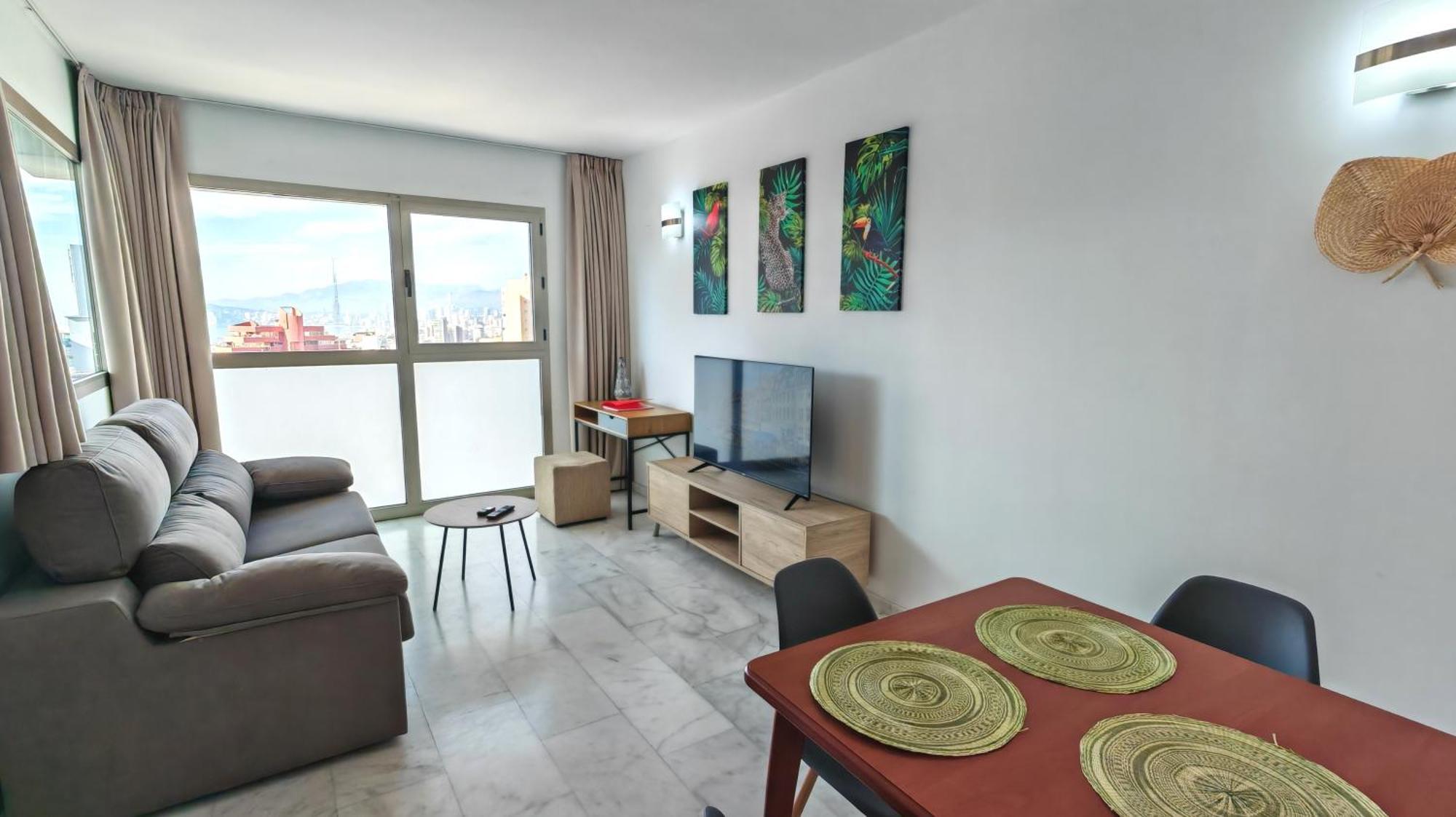 Skyline 5 Apartment With Private Balcony And Nice Views Benidorm Exteriör bild